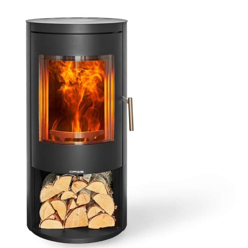 Opus Melody LS Wood Burning Stove with Open Log Store
