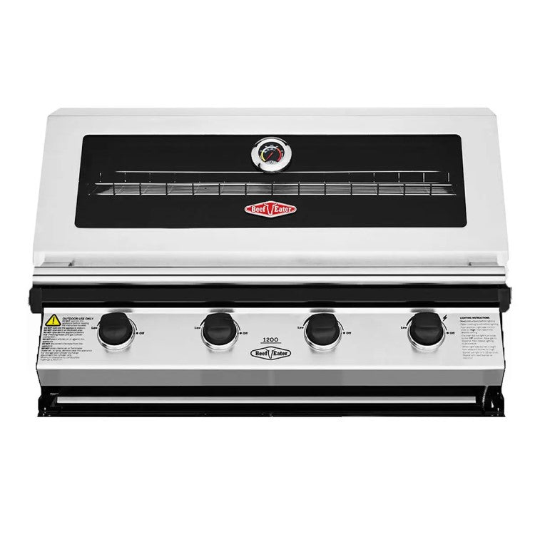 BeefEater Gas BBQ - 1200S (Stainless Steel) - 4 Burner Built In BBQ