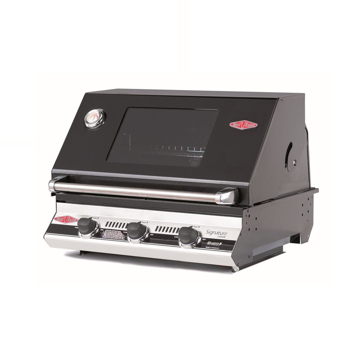 BeefEater Gas BBQ - 3000E (Enamelled Steel) - 3 Burner Built In BBQ