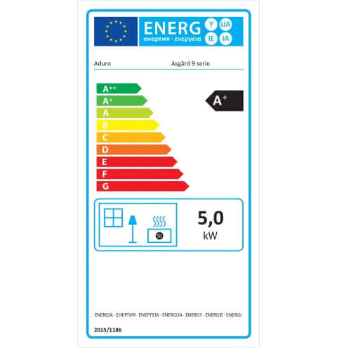 Asgard 9-1 Wood Burning Stove DEFRA 5kW