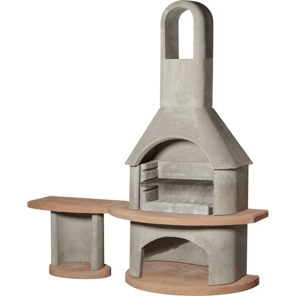Buschbeck Carmen Masonry BBQ With Side Table