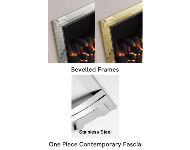 Ekofires 1060 LED - Inset Electric Fire - Slimline High Efficiency